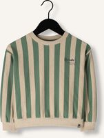 Groene DAILY7 Sweater SWEATER OVERSIZED STRIPE Groene DAILY7 Sweater SWEATER OVERSIZED STRIPE - medium