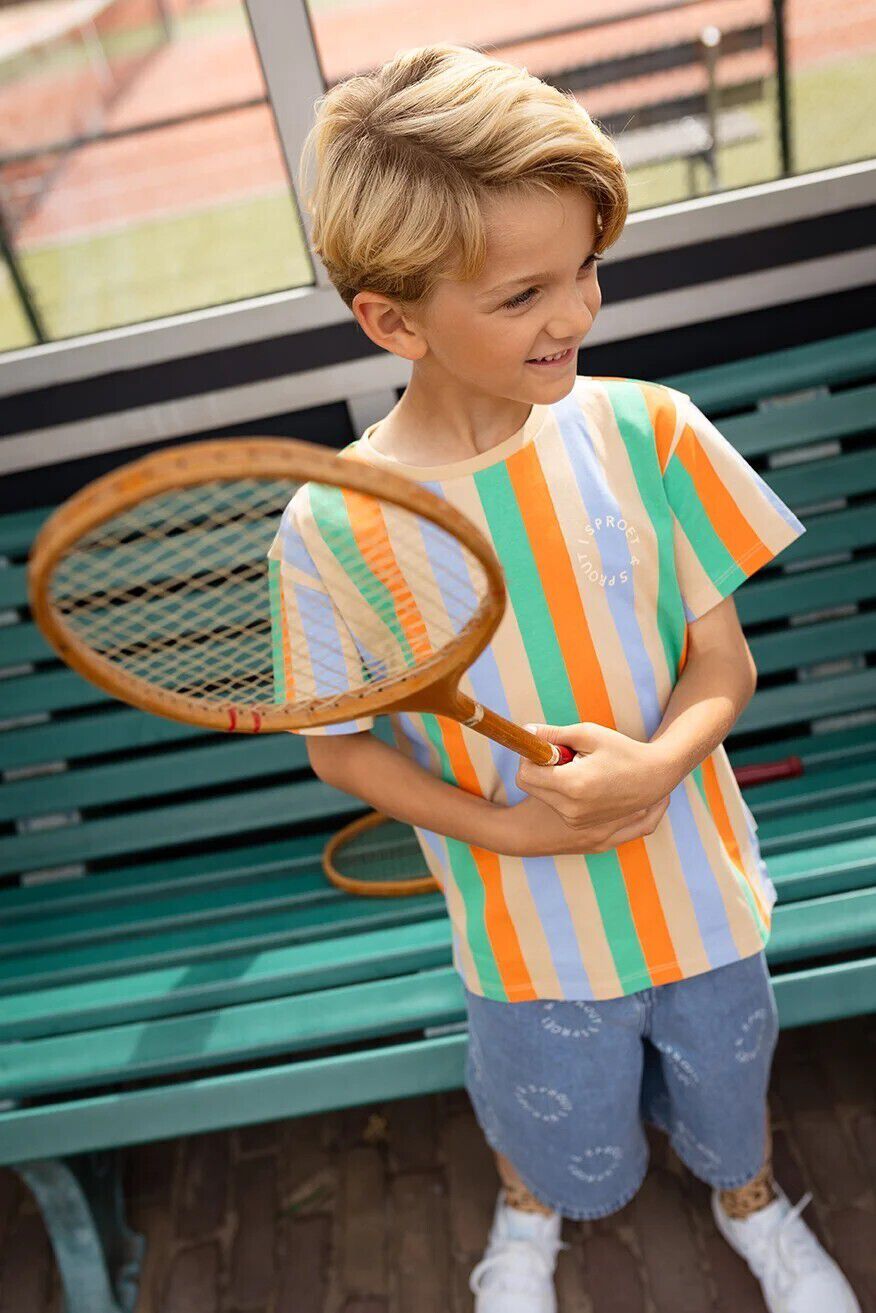 Multi Sproet & Sprout T-shirt T-SHIRT VERTICAL STRIPES - large