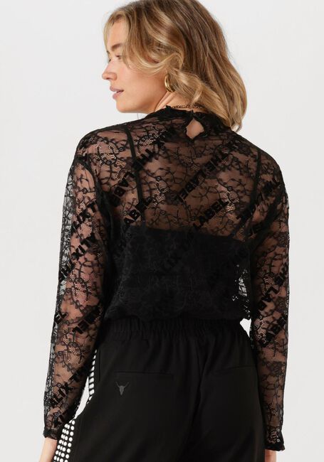 ALIX THE LABEL Haut LADIES WOVEN ALIX LACE FITTED TOP en noir - large