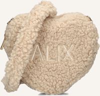 Beige ALIX THE LABEL Schoudertas LADIES WOVEN FAUX FUR HEART BAG Beige ALIX THE LABEL Schoudertas LADIES WOVEN FAUX FUR HEART BAG - medium