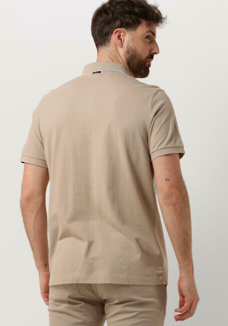 Beige VANGUARD Polo SHORT SLEEVE POLO PIQUE WAFFLE STRUCTURE - large