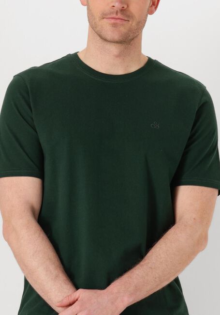 Groene SCOTCH & SODA T-shirt LOGO REGULAR FIT T-SHIRT - large
