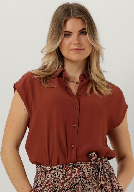 BY-BAR Haut KIEK VISCOSE TOP en rouge - large