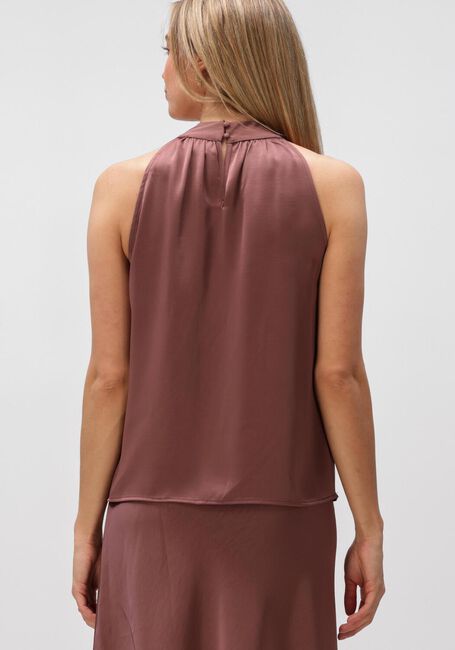 Taupe NEO NOIR Top ROSETTE HEAVY SATEEN TOP - large