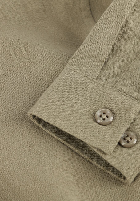 LES DEUX Chemise d&eacute;contract&eacute; KONRAD COTTON LINEN SHIRT KIDS Kaki - large