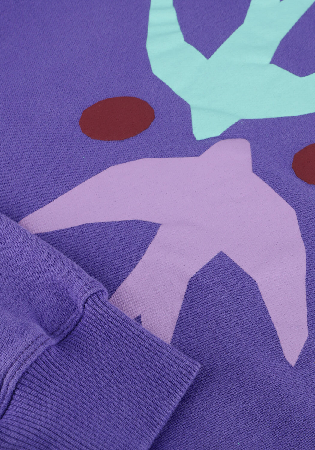 JENEST Chandail ART BIRD SWEATER en violet - large