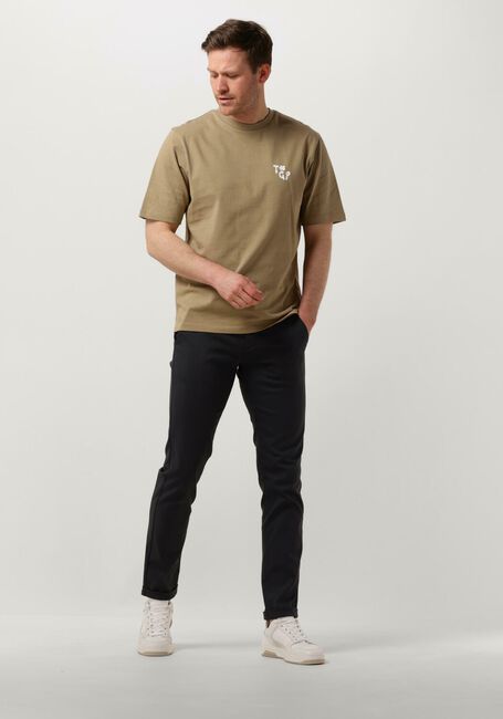 CAST IRON Chino RISER CHINO STRETCH Bleu foncé - large