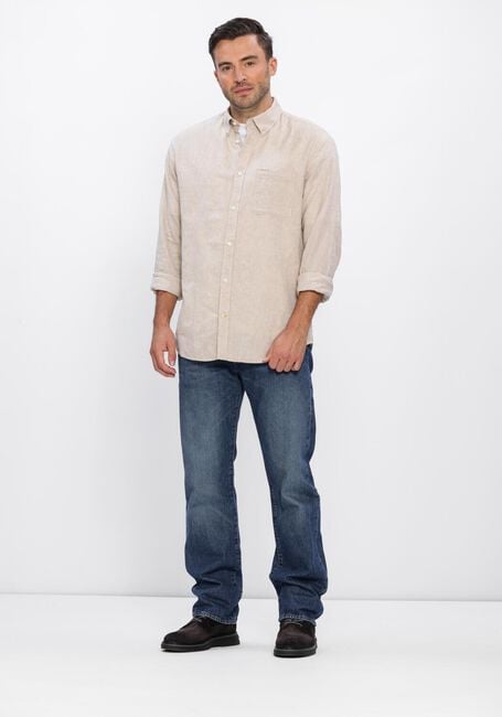 BARBOUR Chemise d&eacute;contract&eacute; NELSON TAILORED SHIRT en beige - large