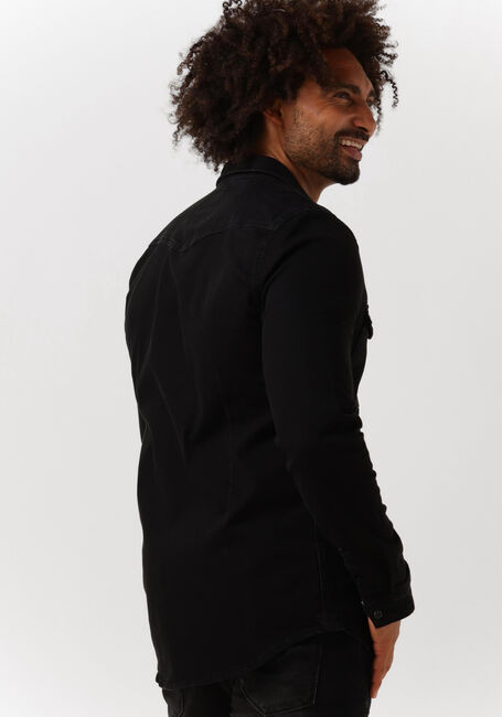 PUREWHITE Chemise décontracté BASIC DENIM SHIRT en noir - large