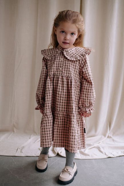 Multi DAILY BRAT Mini jurk SNUFFLEPUFF HEART DRESS - large