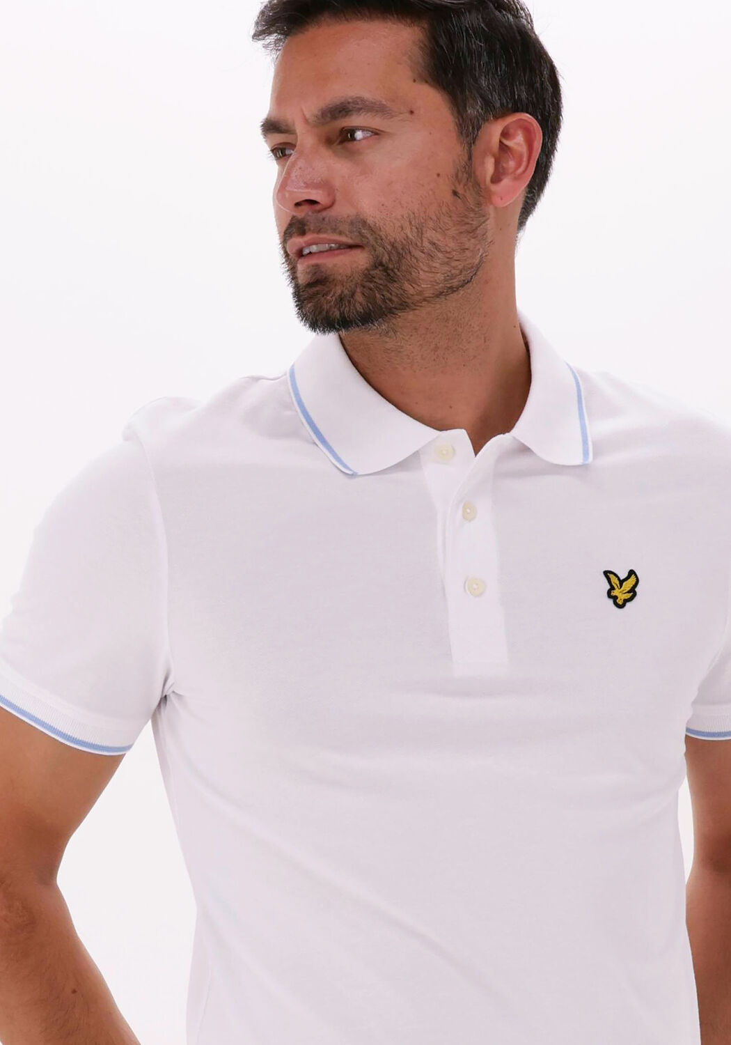 witte lyle scott polo tipped polo shirt