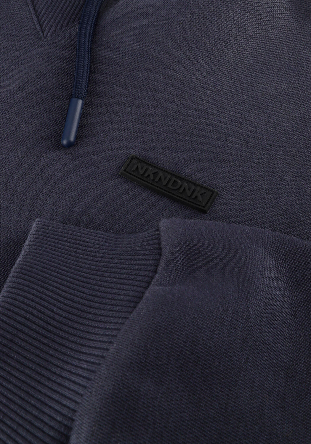 Donkerblauwe NIK & NIK Trui BANKS OVERSIZED HOODIE - large