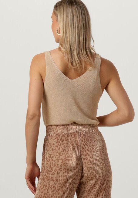 YDENCE Haut KNITTED TOP LUX en beige - large