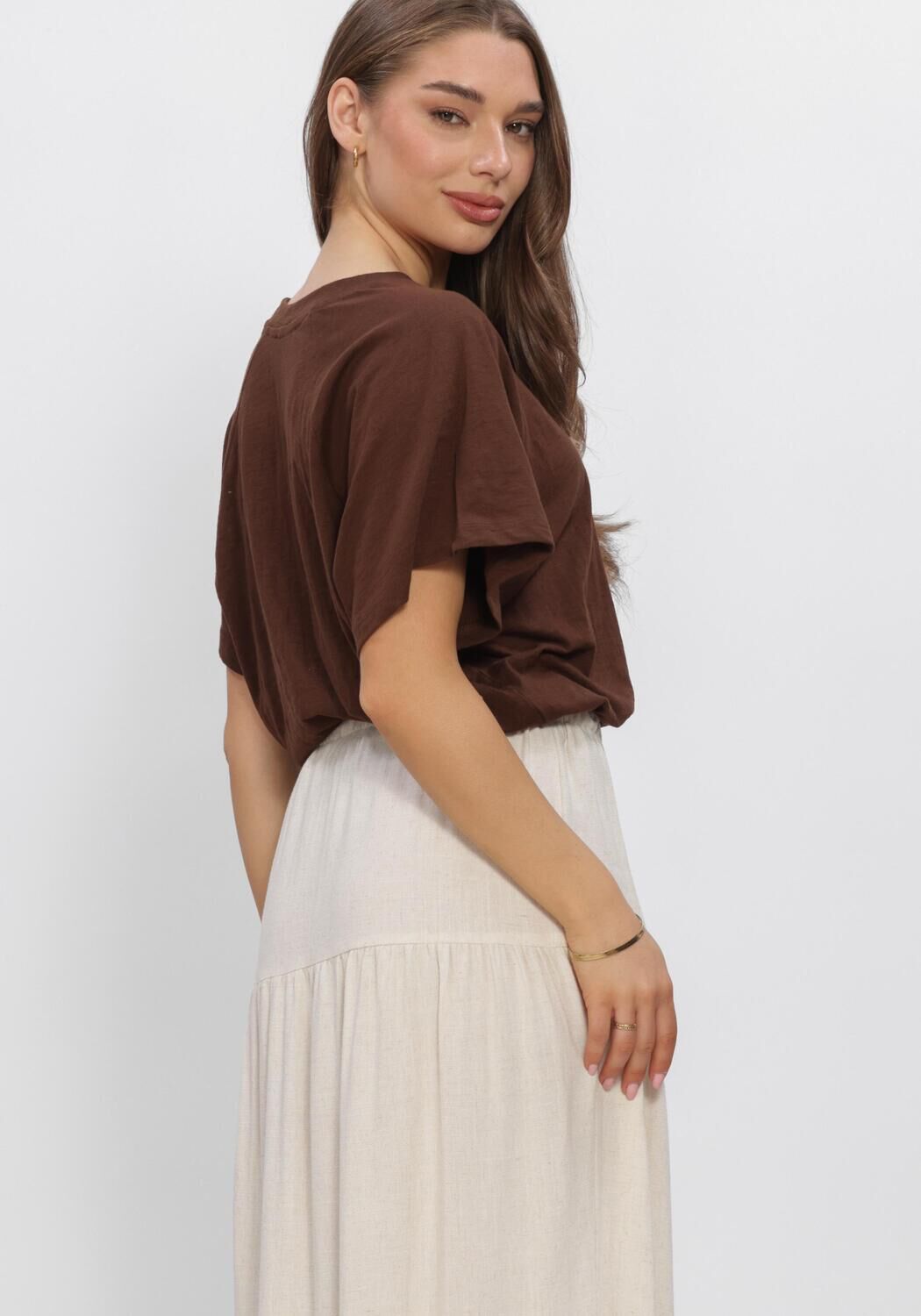 MINUS MSMONIKA T-SHIRT Hauts & T-shirts en marron - large