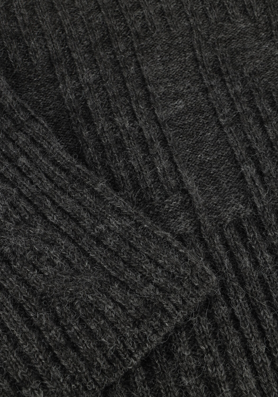 Grijze ALIX THE LABEL Sweater LADIES KNITTED ALIX CABLE PULLOVER - large