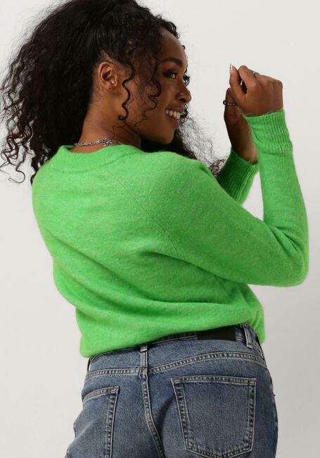 SELECTED FEMME Pull SLFLULU LS KNIT O-NECK B en vert - large