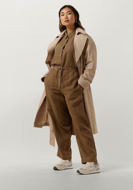 Khaki PENN & INK Wijde broek TROUSERS S24Z629 - large