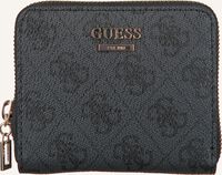 GUESS Porte-monnaie CATHLEEN SLG CHEQUE SMALL ZIP en noir  GUESS Porte-monnaie CATHLEEN SLG CHEQUE SMALL ZIP en noir  - medium