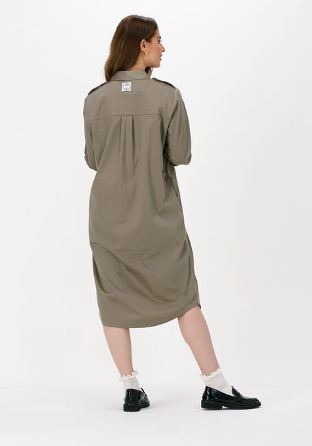 LEVETE ROOM Robe midi ISLA SOLID 44 DRESS Kaki - large