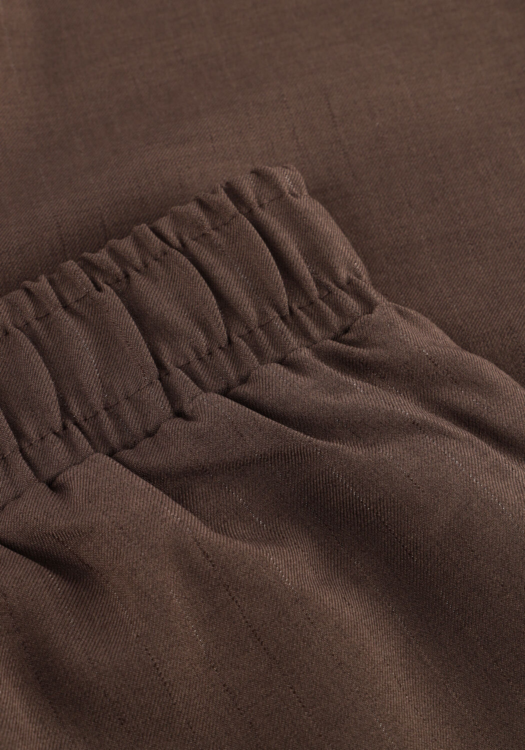 Bruine Y.A.S. Wijde broek YASSHIMMA MW PANT - large