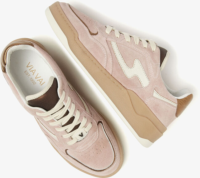 VIA VAI Baskets basses SAM LEVI en rose - large