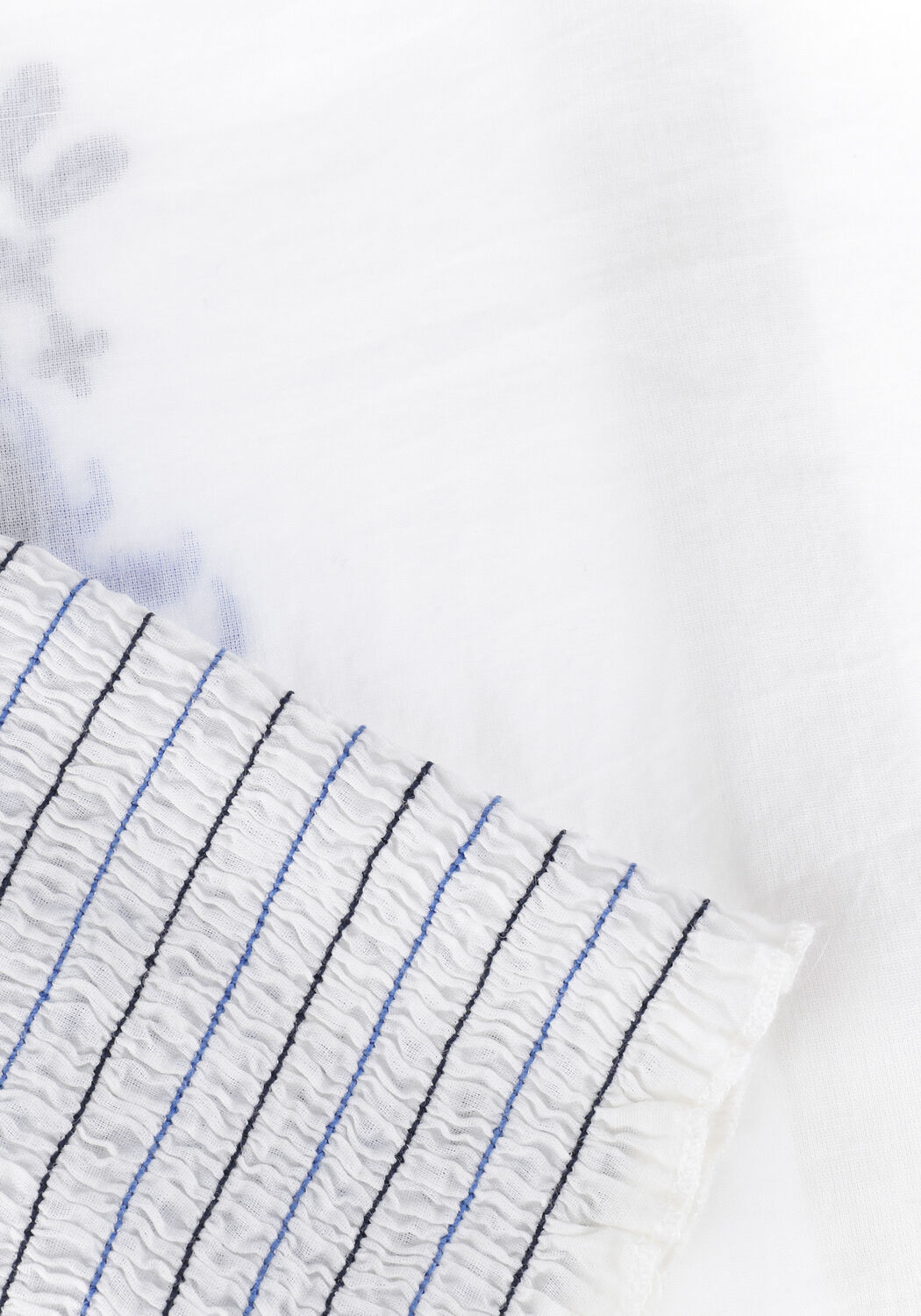 Gebroken wit LOLLYS LAUNDRY  PORTO SHIRT - large