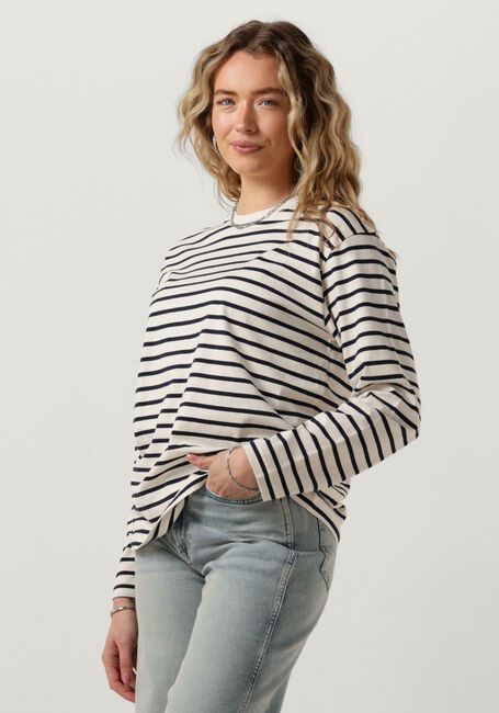 Blauwe ENVII Tops & T-shirts ENKULLA LS STRIPE 5310 - large