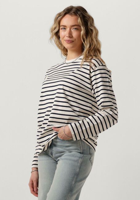 Blauw/wit gestreepte ENVII  ENKULLA LS STRIPE 5310 - large