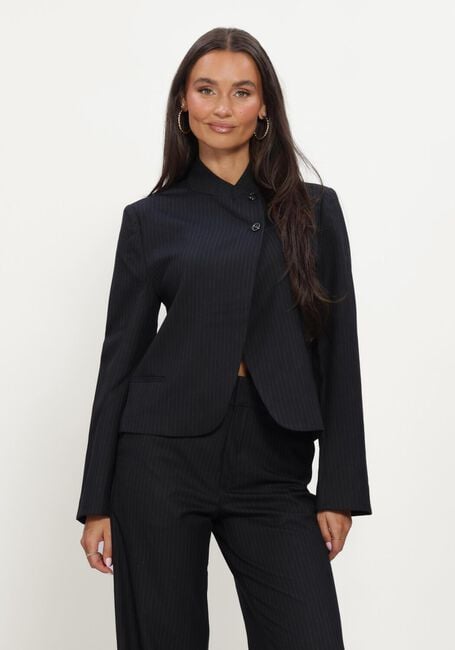 Donkerblauwe NEO NOIR Blazer TIRIA SLIM PINSTRIPE BLAZER - large
