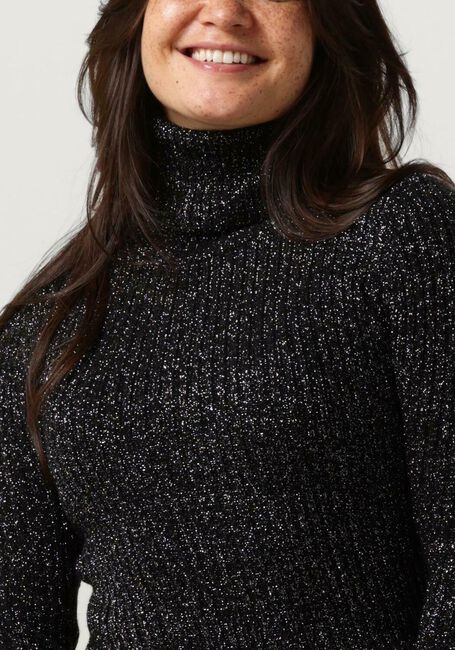 ACCESS Col roulé LUREX KNITTED TURTLENECK TOP en gris - large