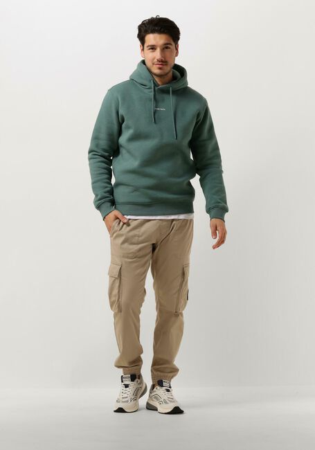 Groene PURE PATH Trui HOODIE WITH FRONT AND TRIANGLE BACK PRINT Groene PURE PATH Trui HOODIE WITH FRONT AND TRIANGLE BACK PRINT - large