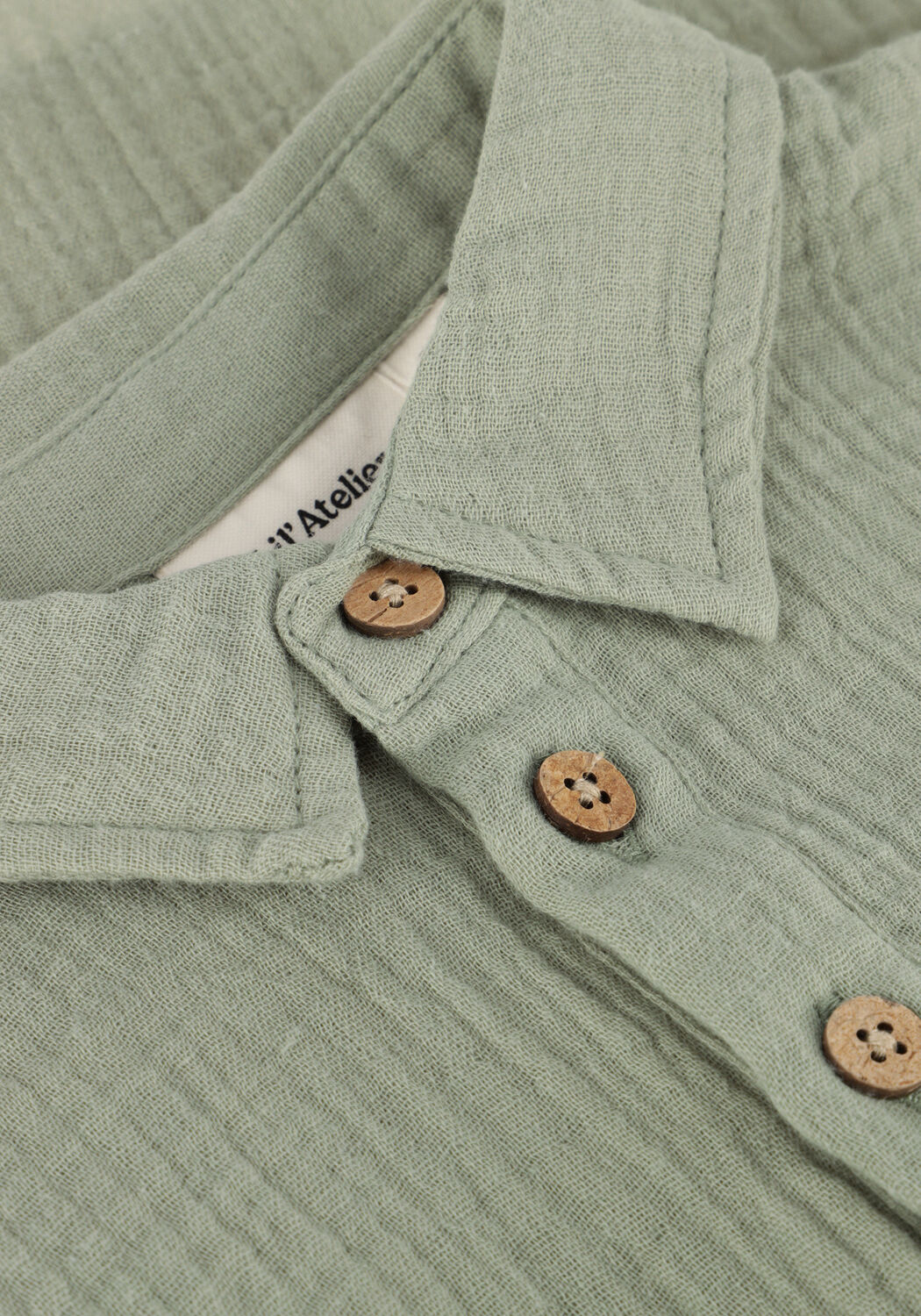 Grijze LIL' ATELIER Casual overhemd NMMJANU SS LOOSE SHIRT LIL - large