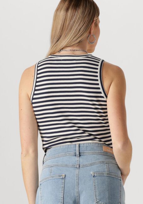 NUKUS T-shirt STEFANIA SINGLET STRIPES Bleu foncé - large