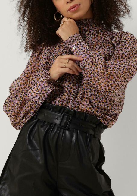 Zwarte CO'COUTURE  NADIA PLEAT BLOUSE - large