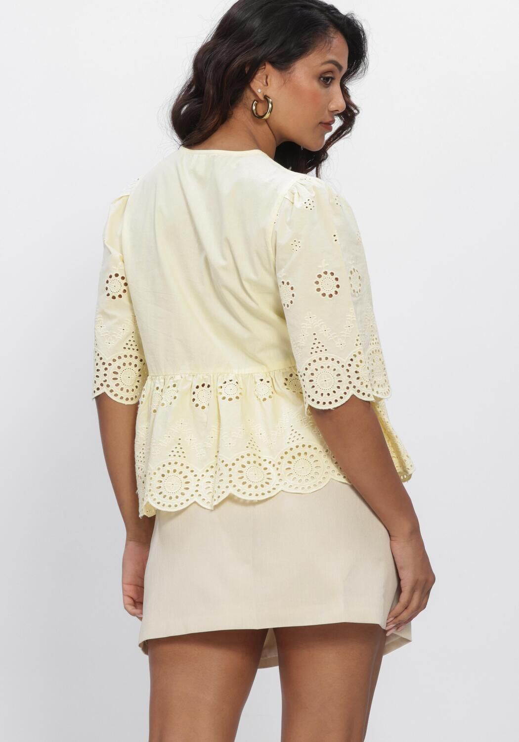 Gele Y.A.S.  YASCORNELIA 2/4 TIE TOP S. NOOS - large