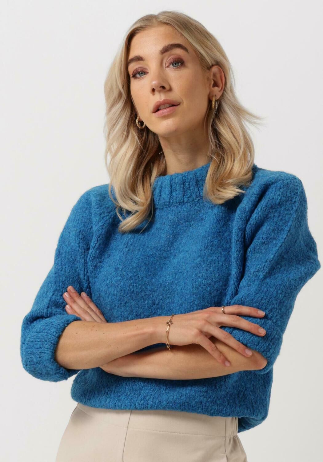 Blauwe trui store