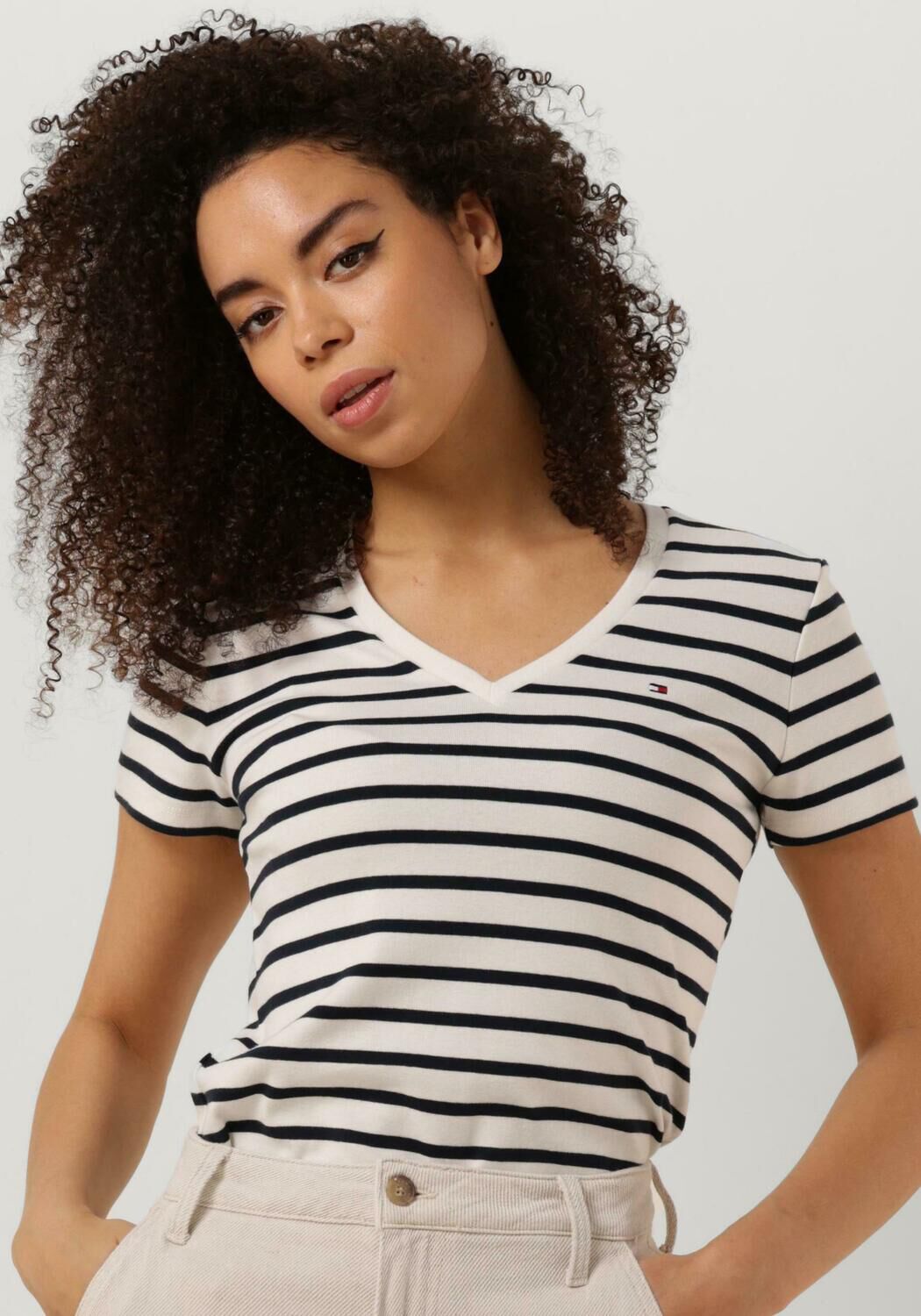 T shirt hotsell rayé tommy hilfiger
