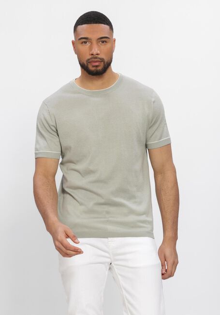 STEFANO LAURAN Polo T-SHIRT BROR en vert - large