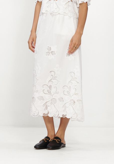 NEO NOIR YARA LONG EMB SKIRT Jupes en blanc - large