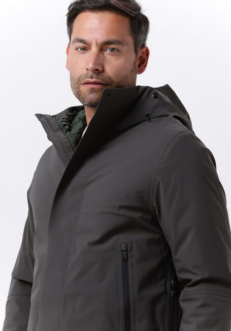 KRAKATAU Veste matelassé QM375 Vert foncé - large