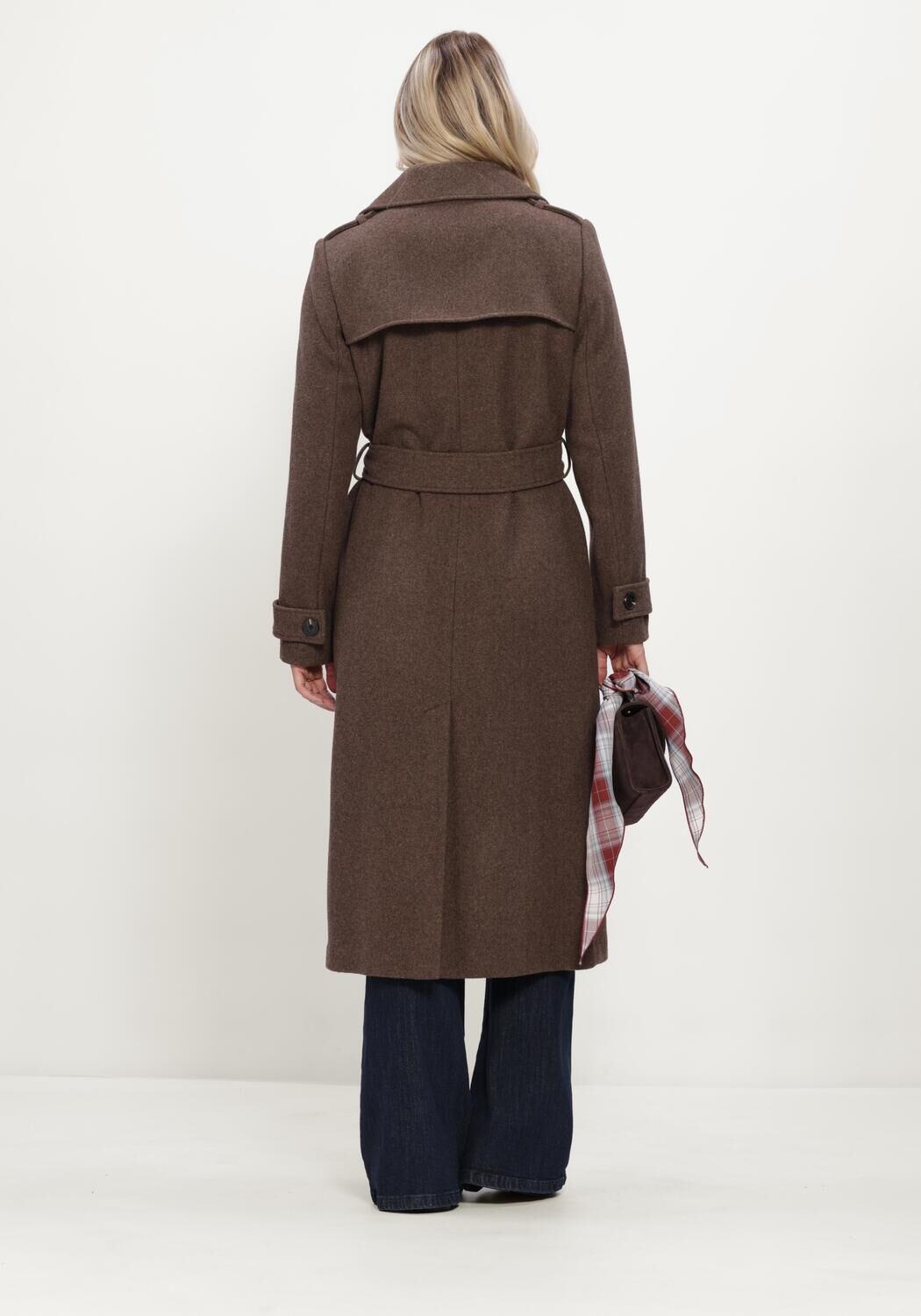 Bruine MODSTR&Ouml;M Mantel SHAYMD COAT - large
