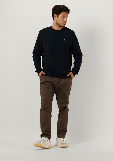 Donkerblauwe SCOTCH & SODA Sweater THE FREE SPIRIT PEACE BIRD ORAGNIC COTTON SWEATSHIRT Donkerblauwe SCOTCH & SODA Sweater THE FREE SPIRIT PEACE BIRD ORAGNIC COTTON SWEATSHIRT - large