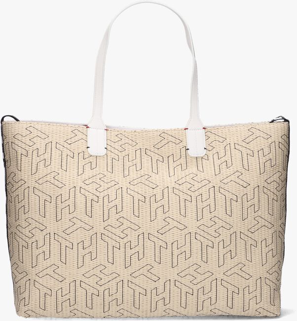 Beige TOMMY HILFIGER Shopper ICONIC TOMMY BEACH TOTE - large