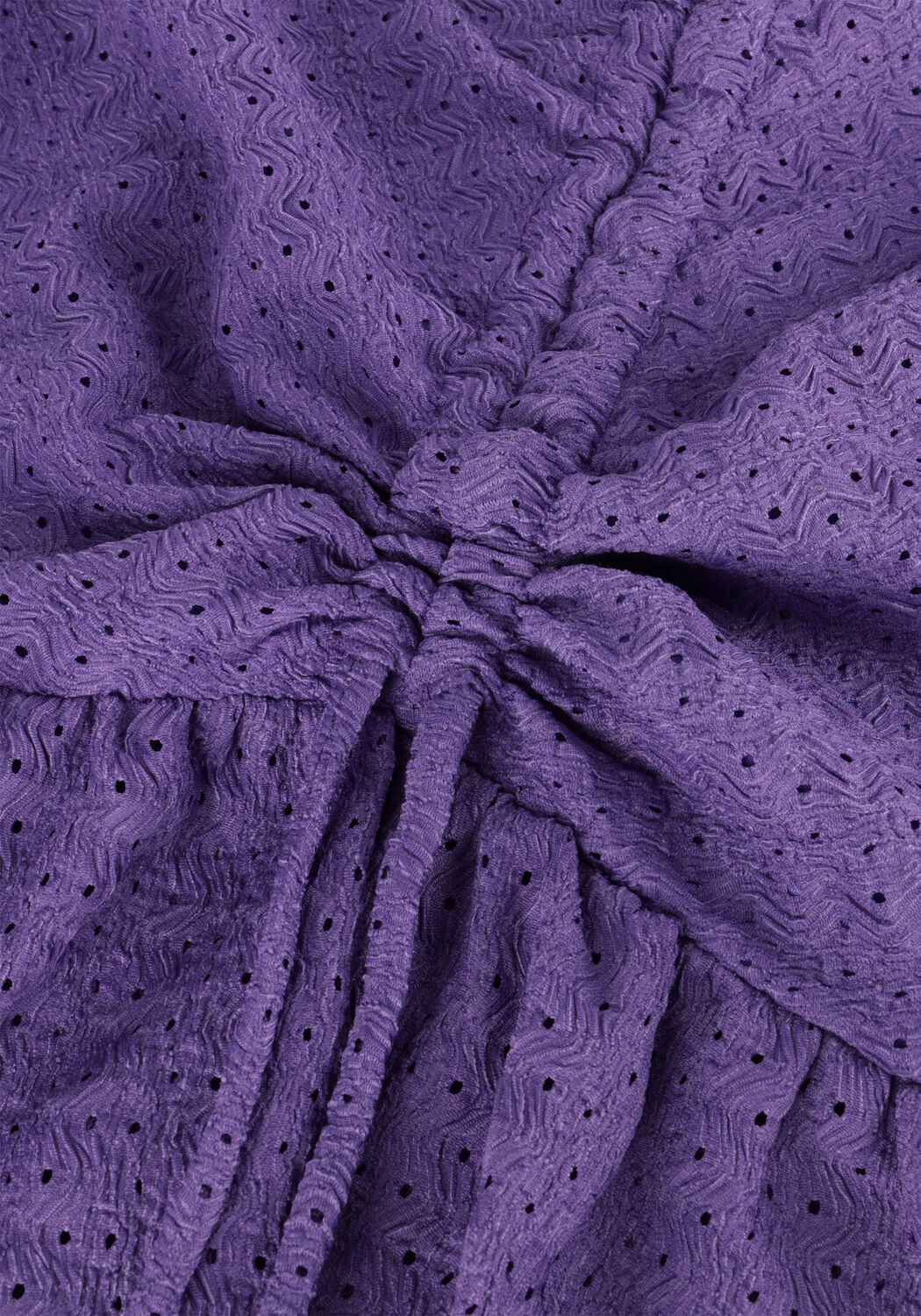 COLOURFUL REBEL Mini robe ZORAH KNITTED STRUCTURE DRESS en violet - large