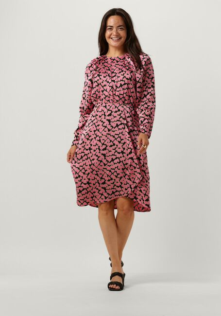 CO'COUTURE Robe midi FLASHY HEART DRESS en rose - large
