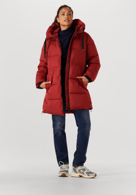 Rode MSCH COPENHAGEN Gewatteerde jas MSCHMOLA PAVINARIA JACKET - large