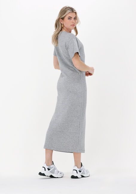 Grijze SIMPLE Midi jurk JERSEY DRESS MARLO - large