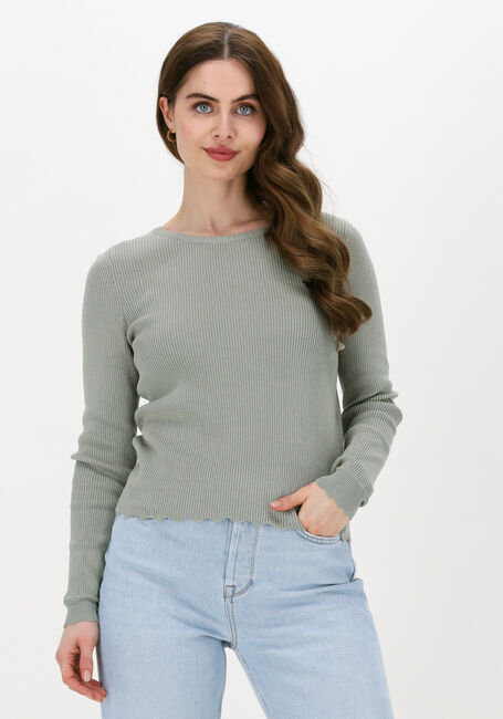 OBJECT Haut OBJHARRIET L/S KNIT PULLOVER en vert - large