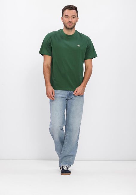 LACOSTE T-shirt COTTON T-SHIRT Vert fonc&eacute; - large