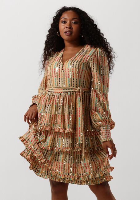 EST'SEVEN Mini robe CITY DRESS Sable - large
